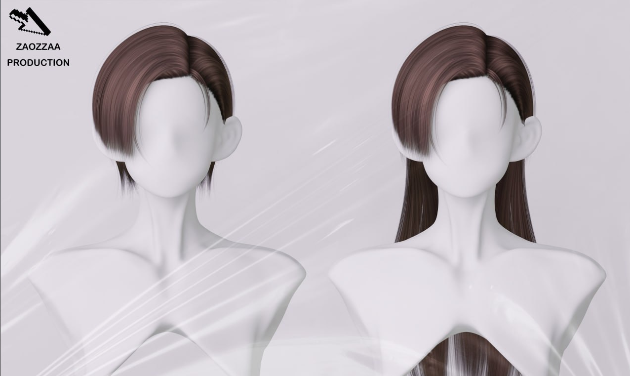 ZAO - Twenty Three Hair (2 Ver) для Симс 4. Скачать мод