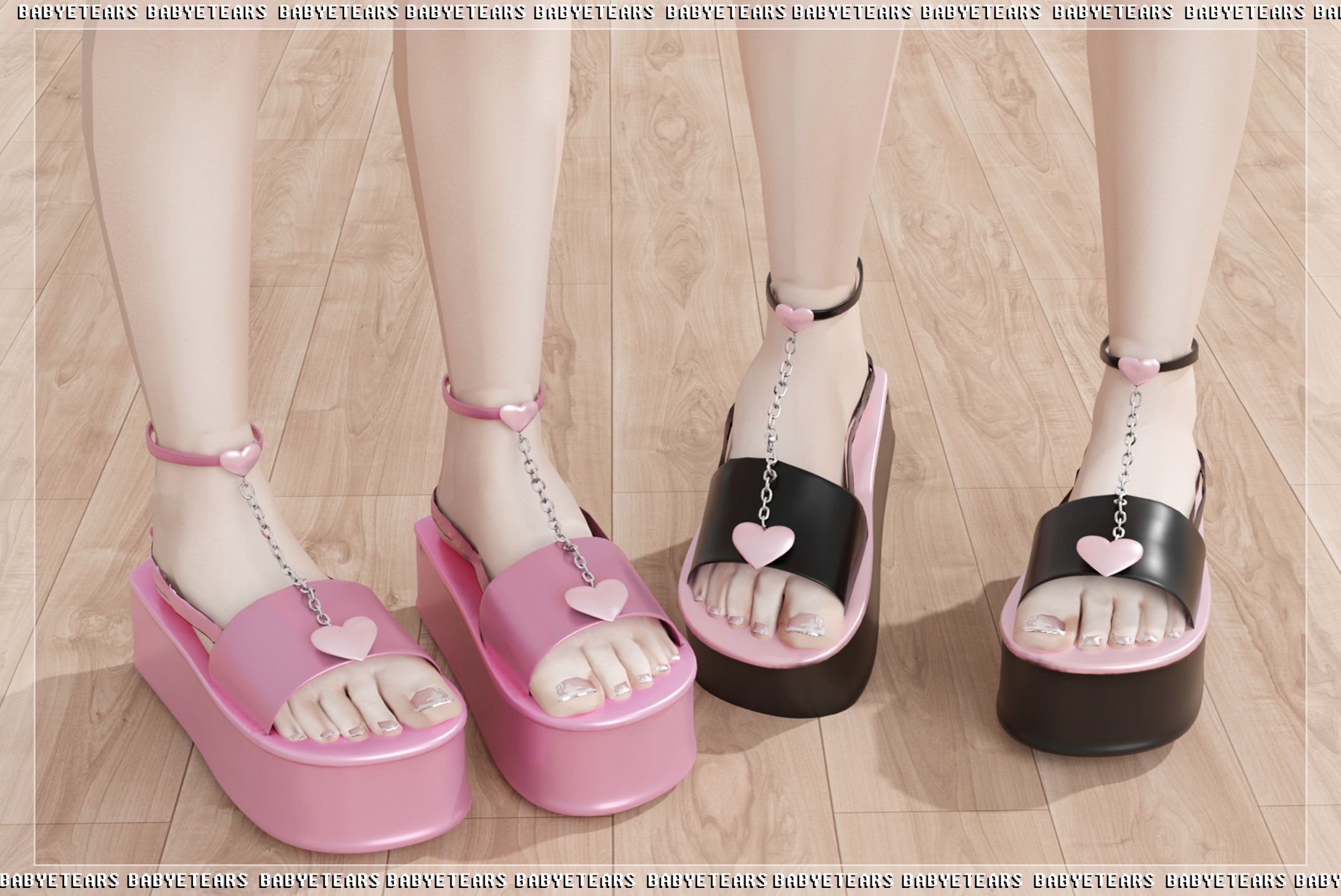 Dulce sandals by Babyetears для Симс 4. Скачать мод