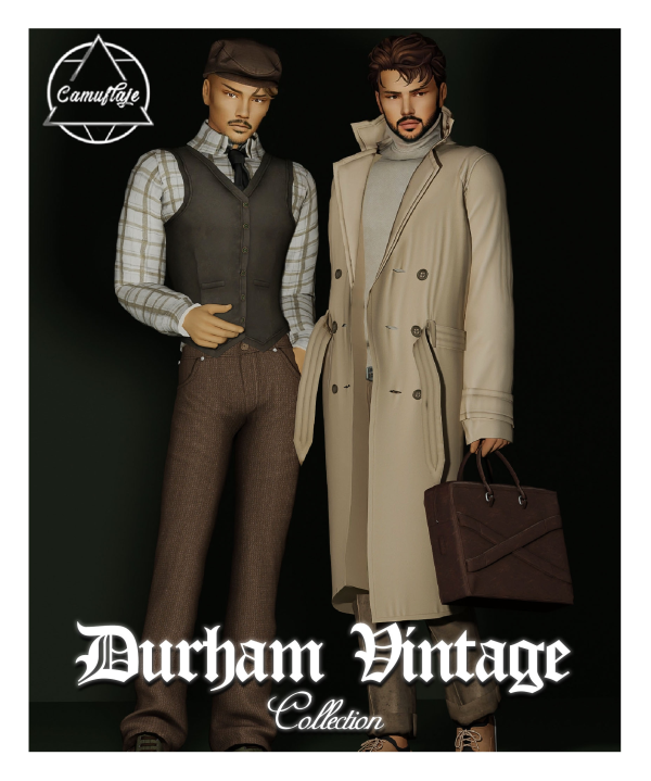 Durham Vintage Male для Симс 4. Скачать мод