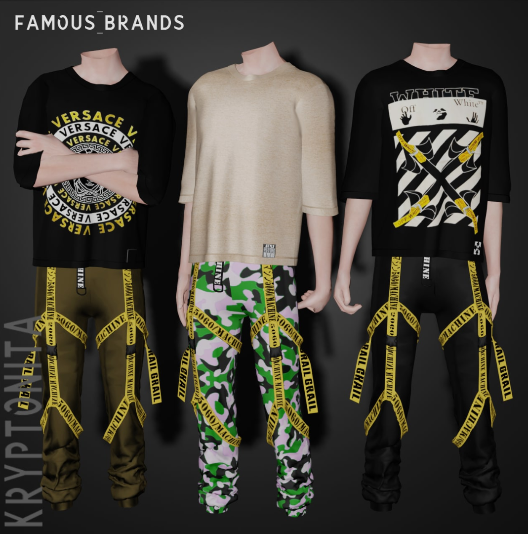 Famous Brands для Симс 4. Скачать мод