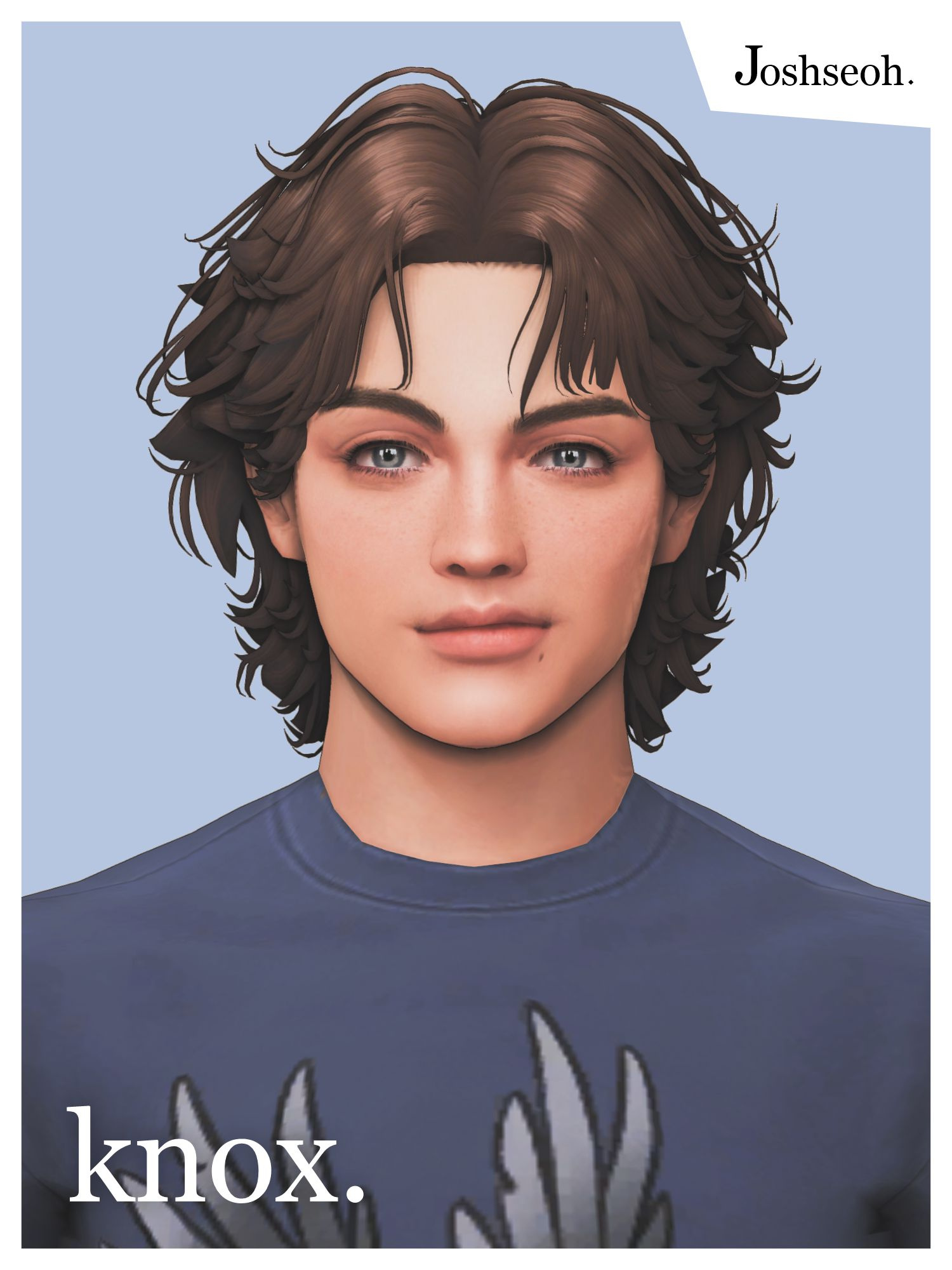 Jo Se Oh Knox Hair 1 для Симс 4. Скачать мод