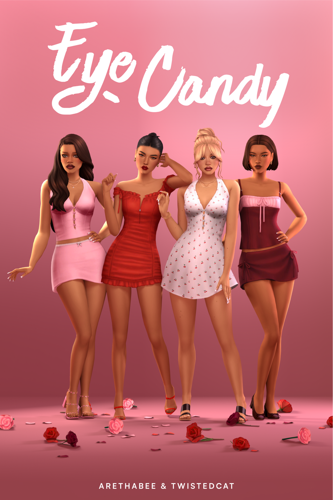 🥀Коллекция женской одежды - Eye Candy для Симс 4. Скачать мод