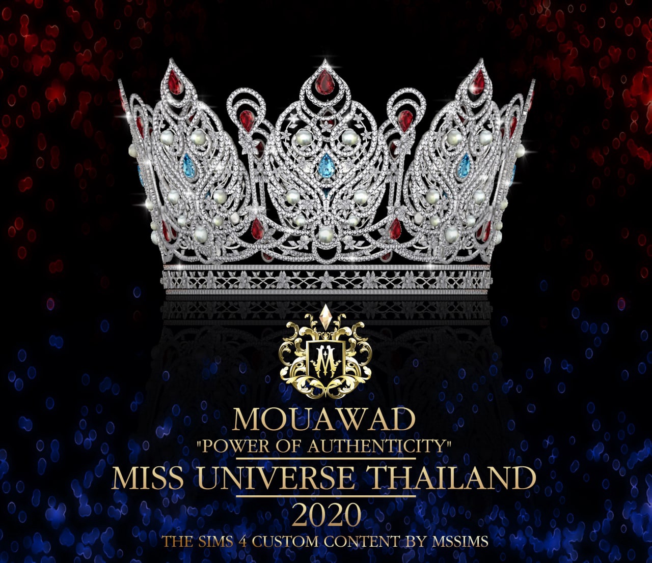 Корона Miss Universe Thailand для Симс 4. Скачать мод