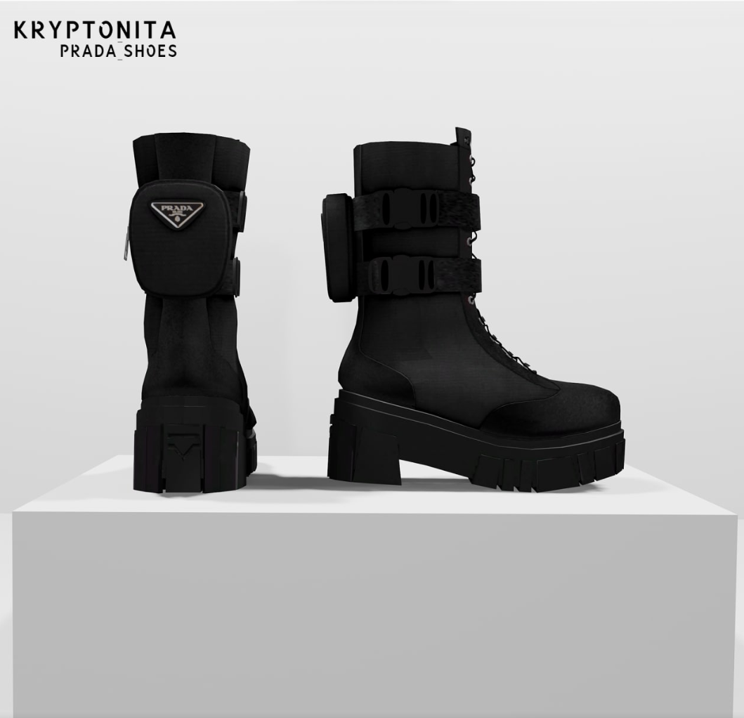 Kryptonita - Update - Prada Shoes 02 для Симс 4. Скачать мод