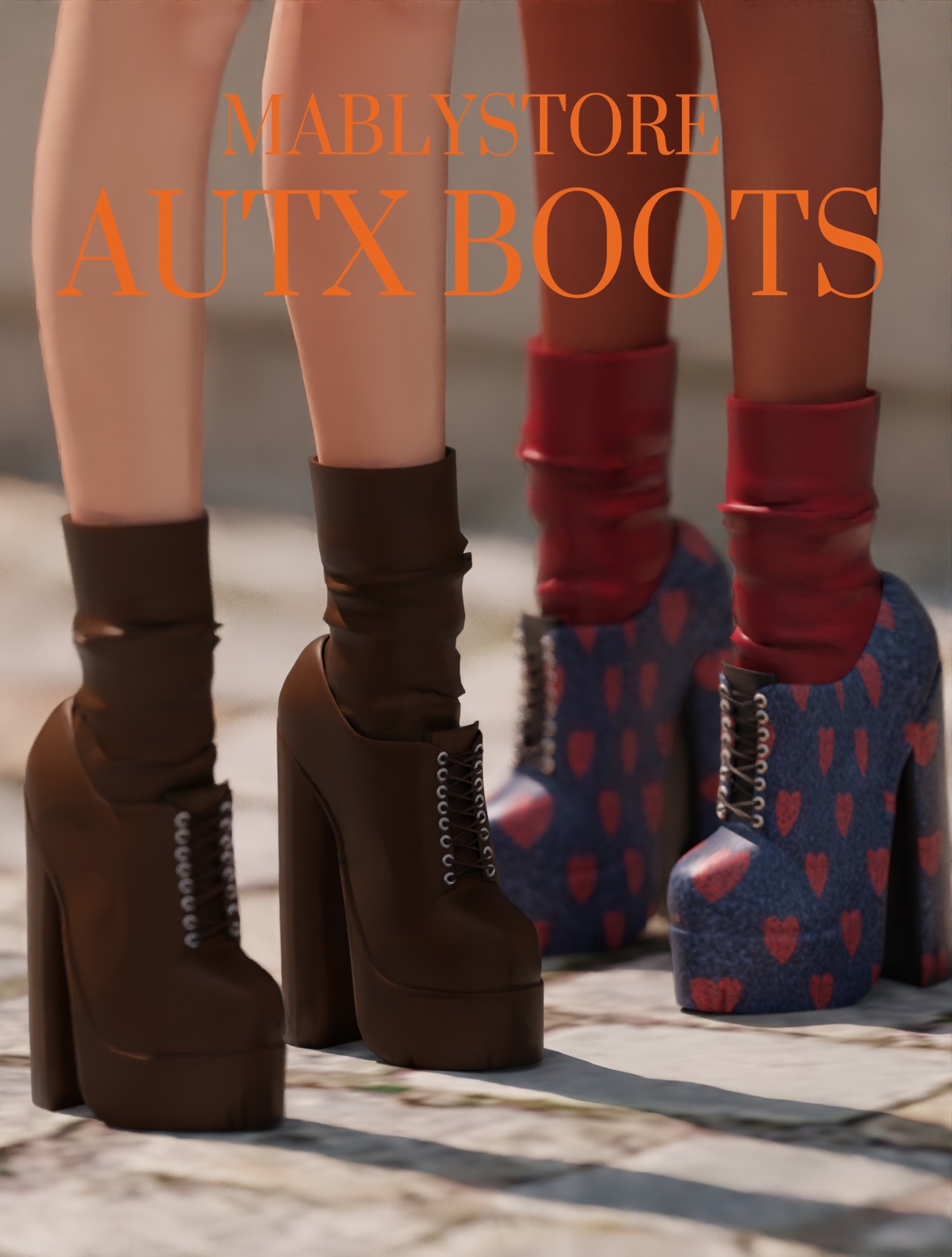 MablyStore - Boots Autum для Симс 4. Скачать мод