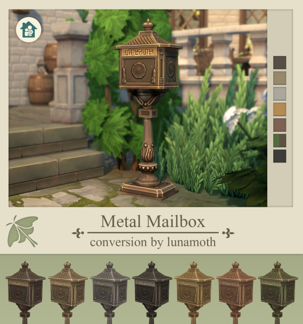 📬 Metal Mailbox 📬  для Симс 4. Скачать мод