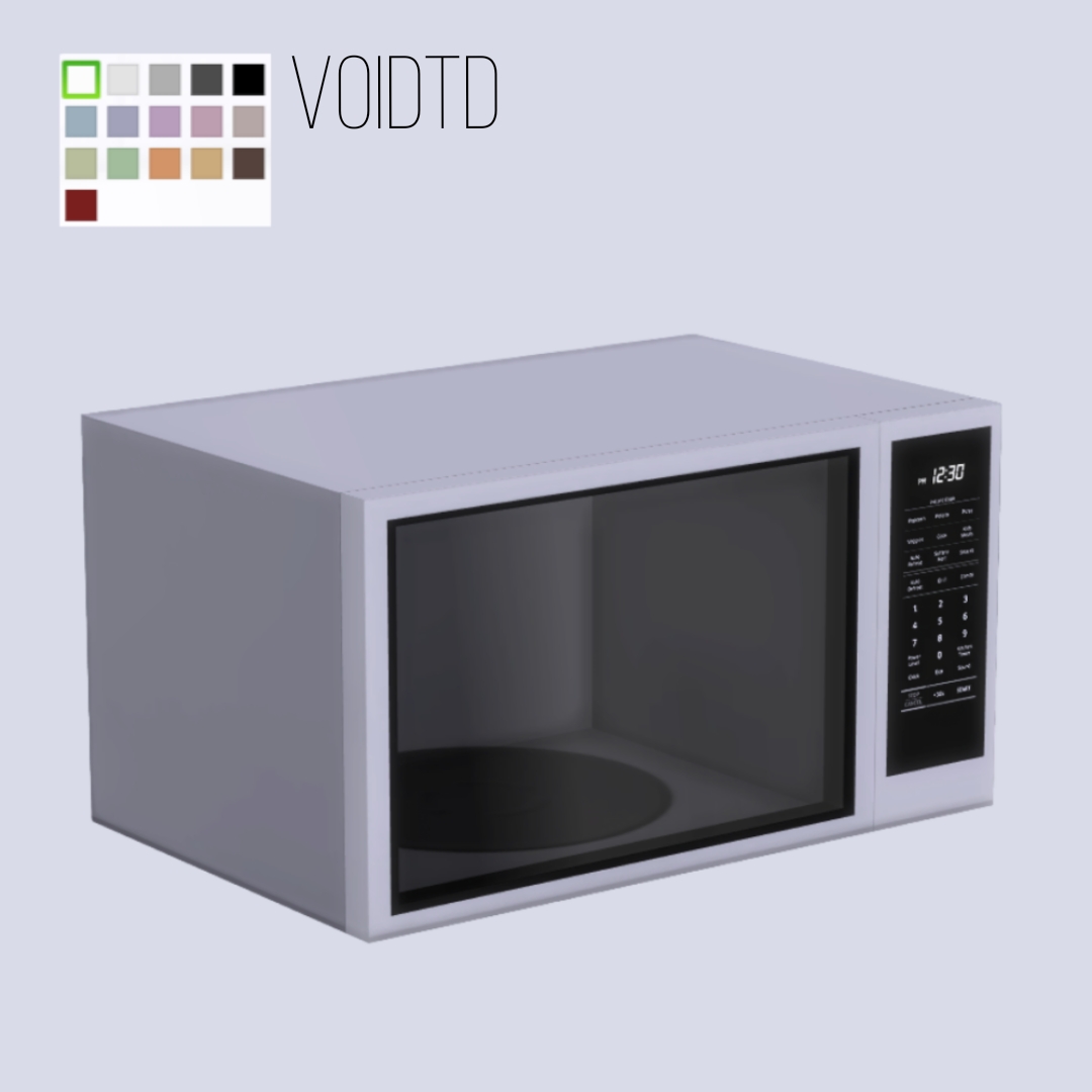 Микроволновая печь VD-100 для Симс 4. Скачать мод