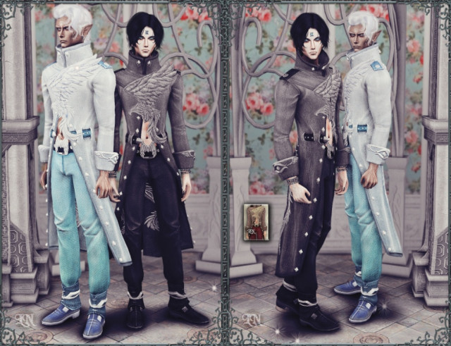Наряд Tera Phoenix Coat by Nelfeah для Симс 4. Скачать мод