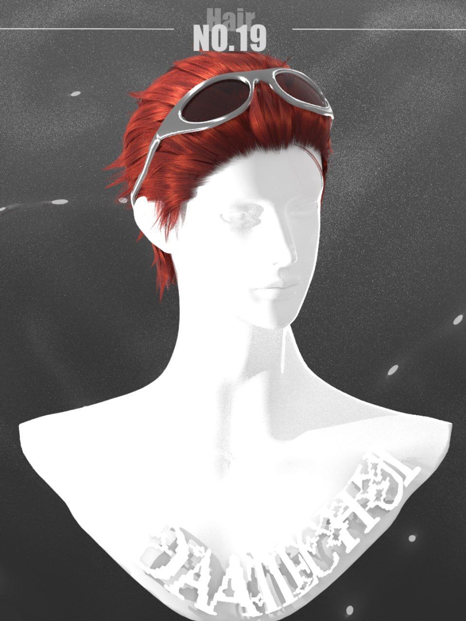 Причёска 𝐻𝑎𝑖𝑟 𝑁𝑜19 от 𝐷𝑎𝑎𝑡𝑖𝑒𝑐ℎ𝑢𝑖 для Симс 4. Скачать мод