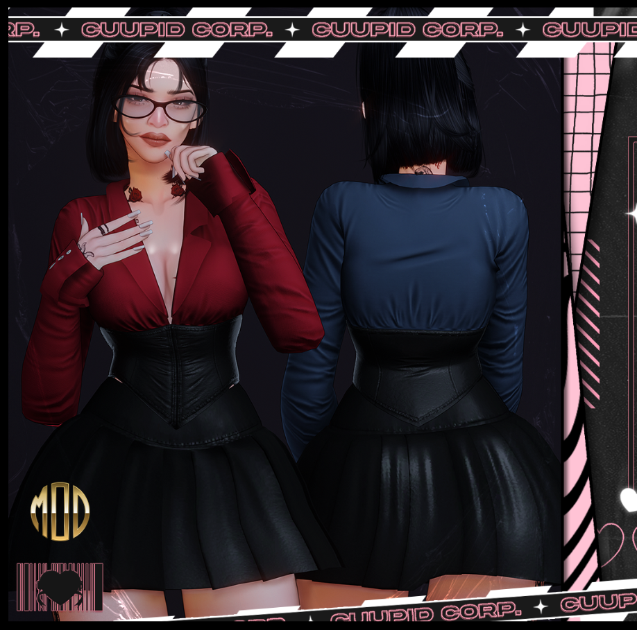 💘Raidne Set || OFFICE SIRENS || MODCO.💘 для Симс 4. Скачать мод