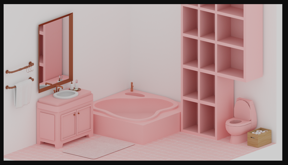 Rose Bathing set  Ella Sims для Симс 4. Скачать мод