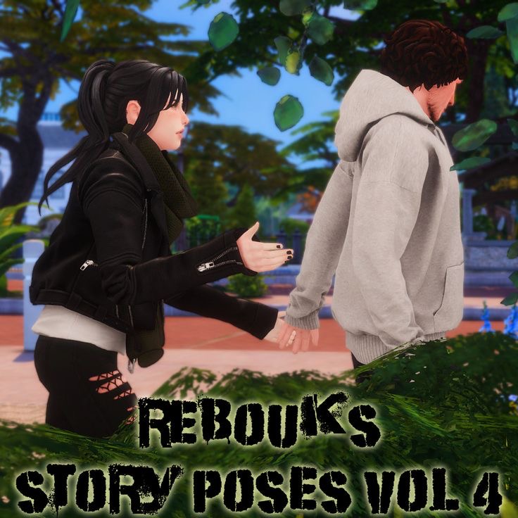 Story Poses #4 для Симс 4. Скачать мод