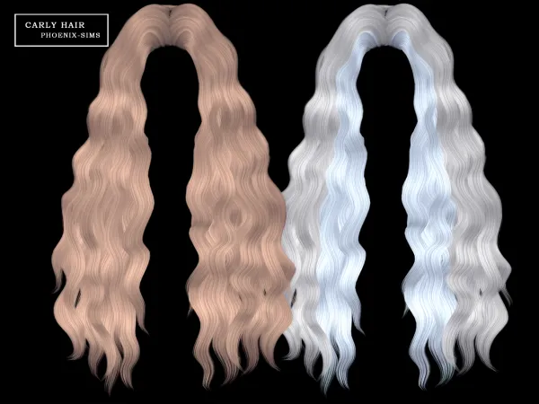 Женская прическа - Carly Hair для Симс 4. Скачать мод