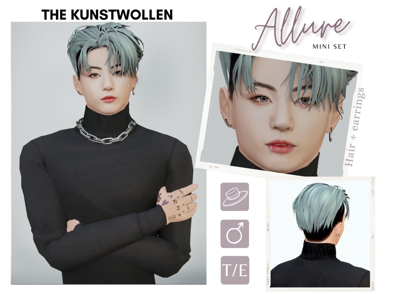 Allure mini set by The Kunstwollen для Симс 4. Скачать мод