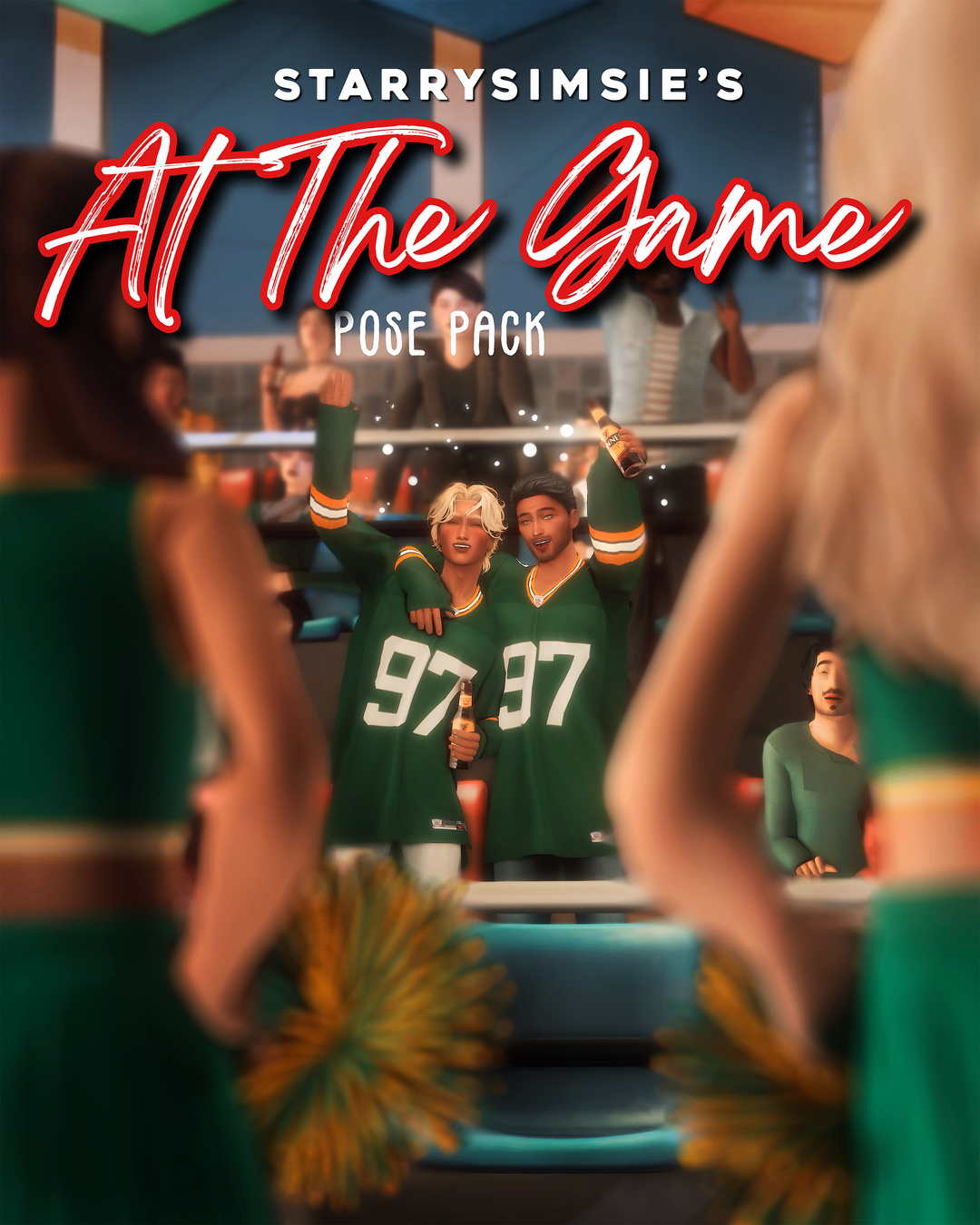 ✨At The Game - Pose Pack✨ для Симс 4. Скачать мод