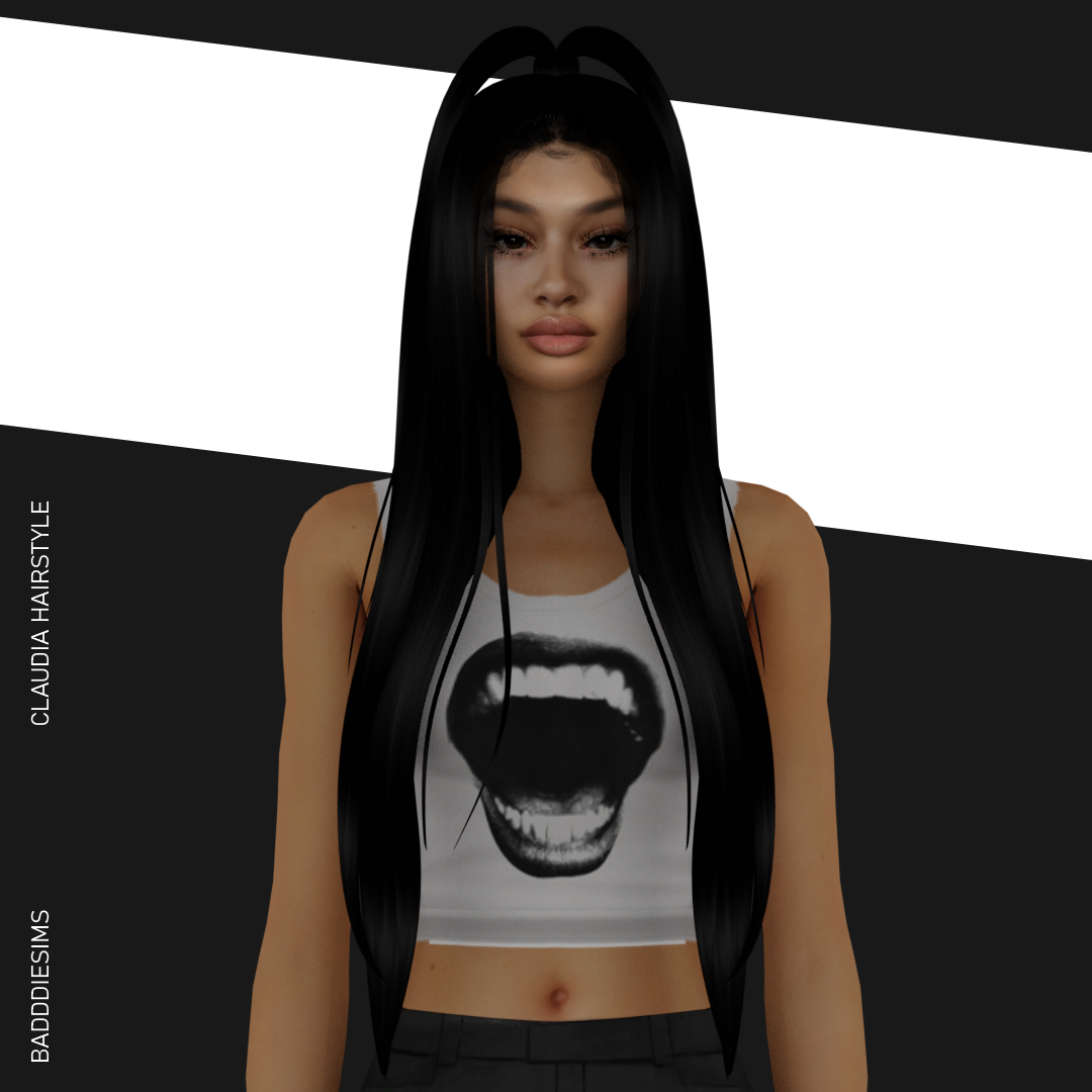 CLAUDIA HAIR для Симс 4. Скачать мод