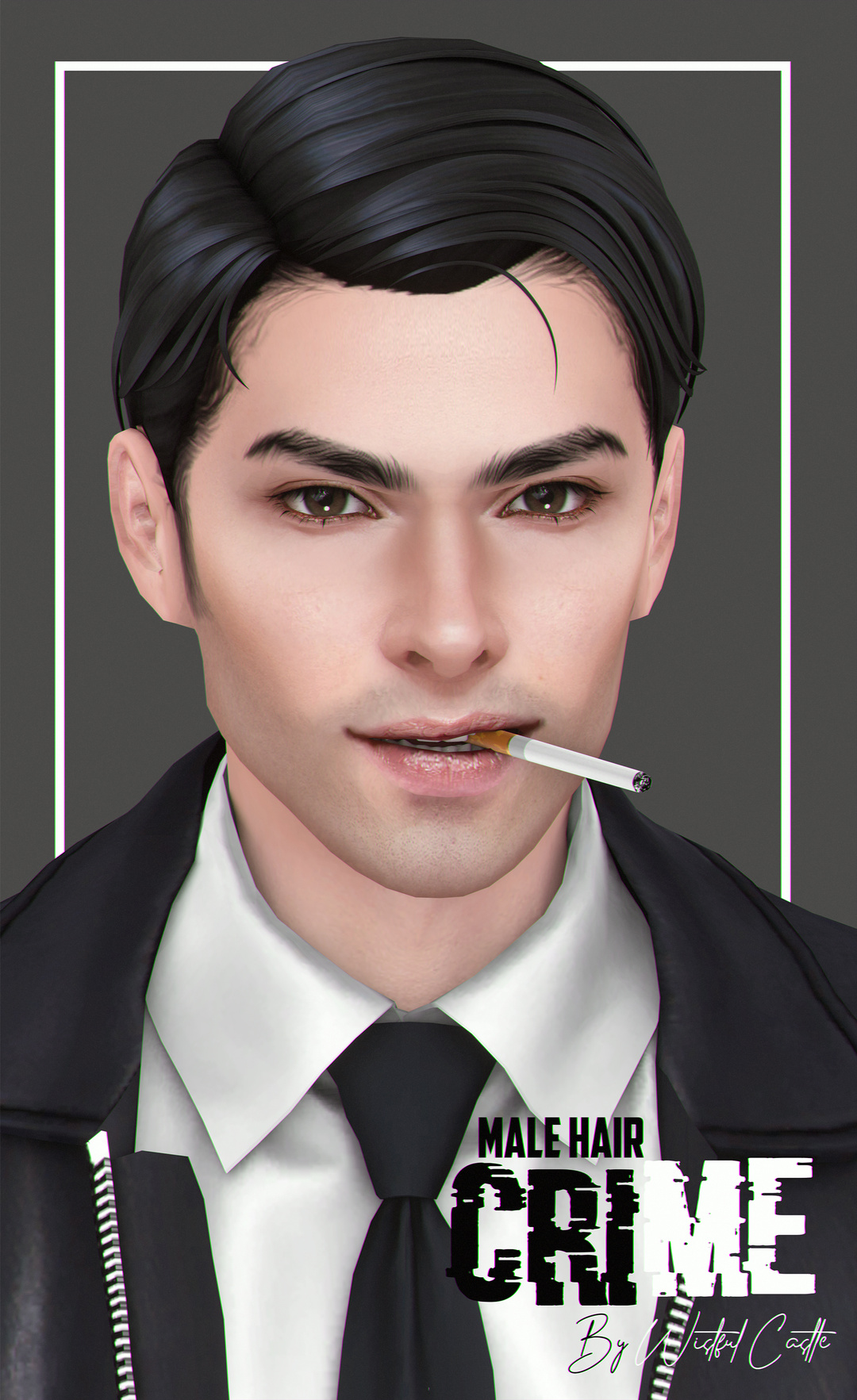 Crime (Male Hair) для Симс 4. Скачать мод