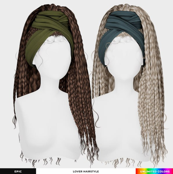 EPIC - Lover Hairstyle I AF для Симс 4. Скачать мод