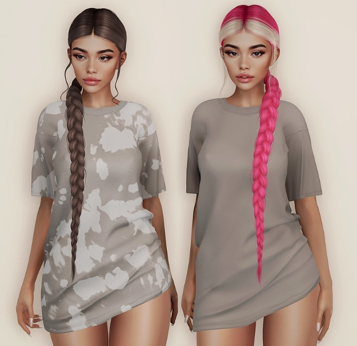 Foxy - Phase Hair Style V2 для Симс 4. Скачать мод
