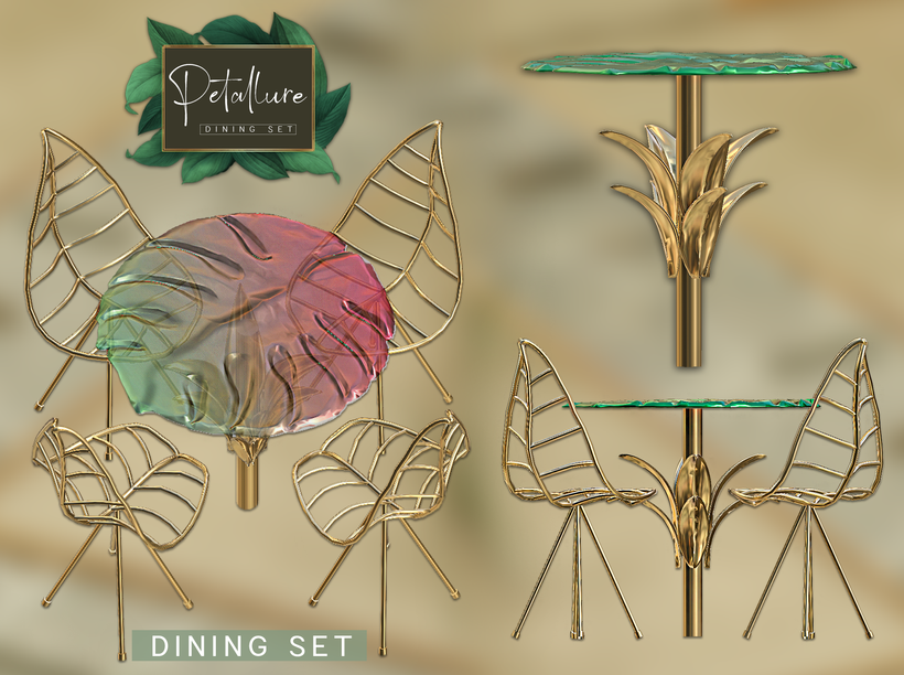 🍃 GOLDIE - Petallure dining для Симс 4. Скачать мод