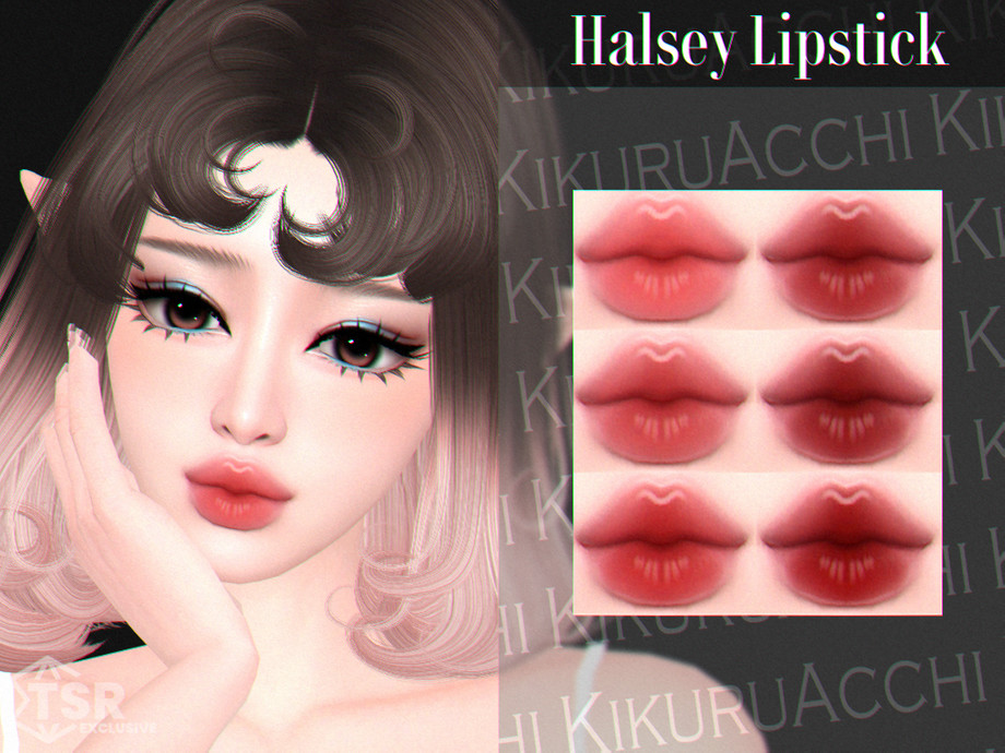 Губная помада - Halsey Lipstick для Симс 4. Скачать мод