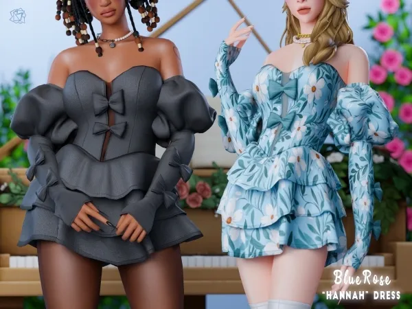 Hannah Outfit для Симс 4. Скачать мод