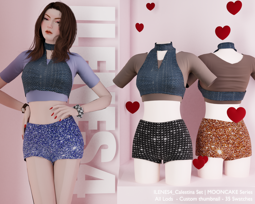 ILN. Calestina Set для Симс 4. Скачать мод