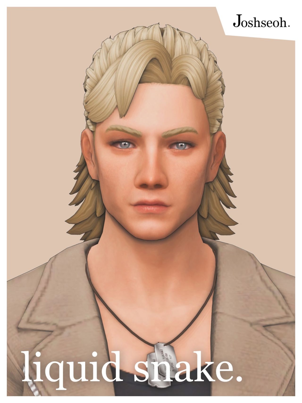 Jo Se Oh - Liquid Snake Hair для Симс 4. Скачать мод