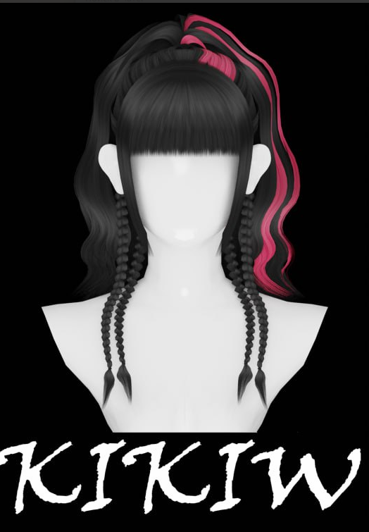 [KIKIW]  hot girl hairstyle   для Симс 4. Скачать мод