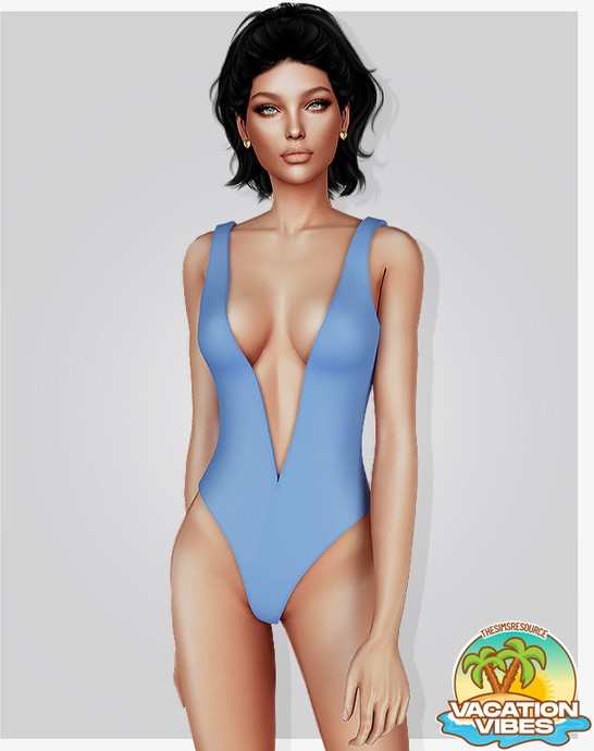 🏝️Купальник - Jimena Swimsuit для Симс 4. Скачать мод
