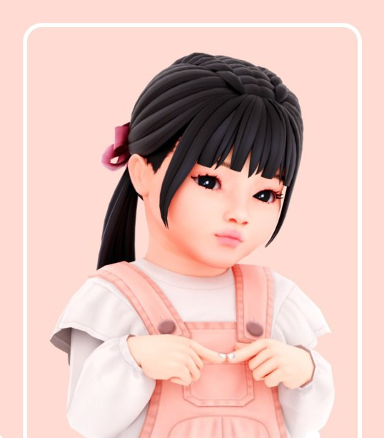 LL - Jennifer Hairstyle для Симс 4. Скачать мод