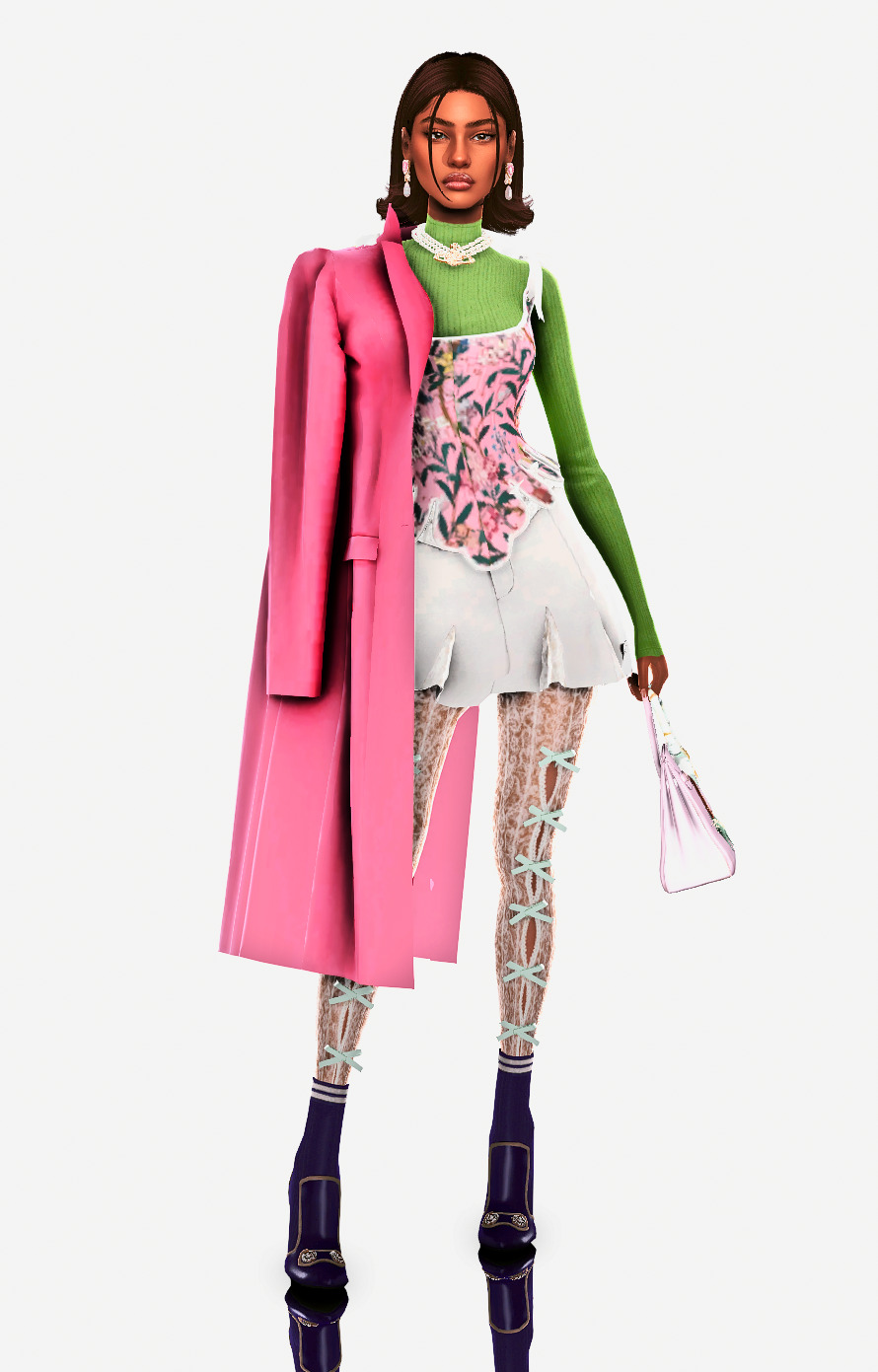 Мaximalist looks to brighten up autumn для Симс 4. Скачать мод