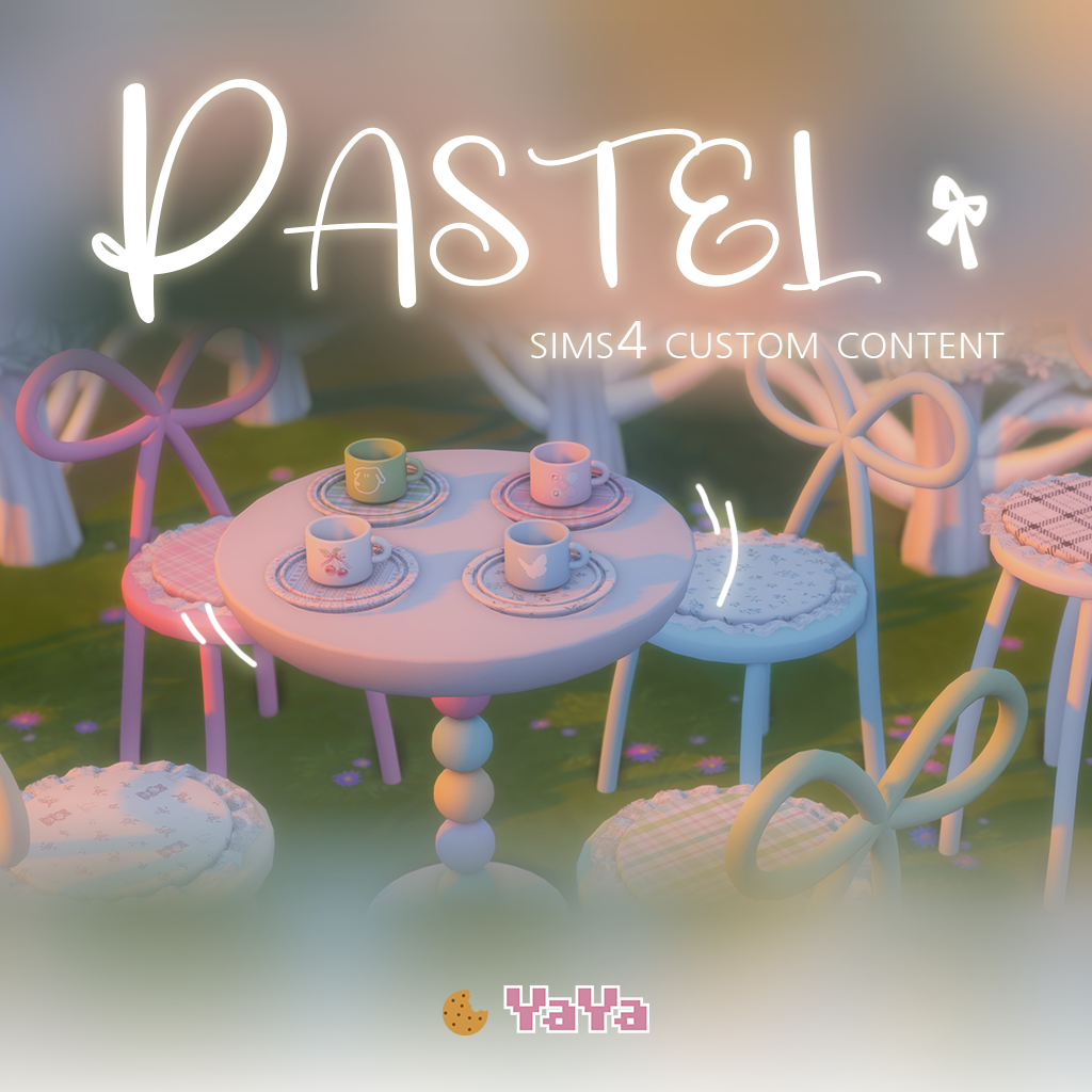 ✧Мини набор - Pastel Set✧ для Симс 4. Скачать мод