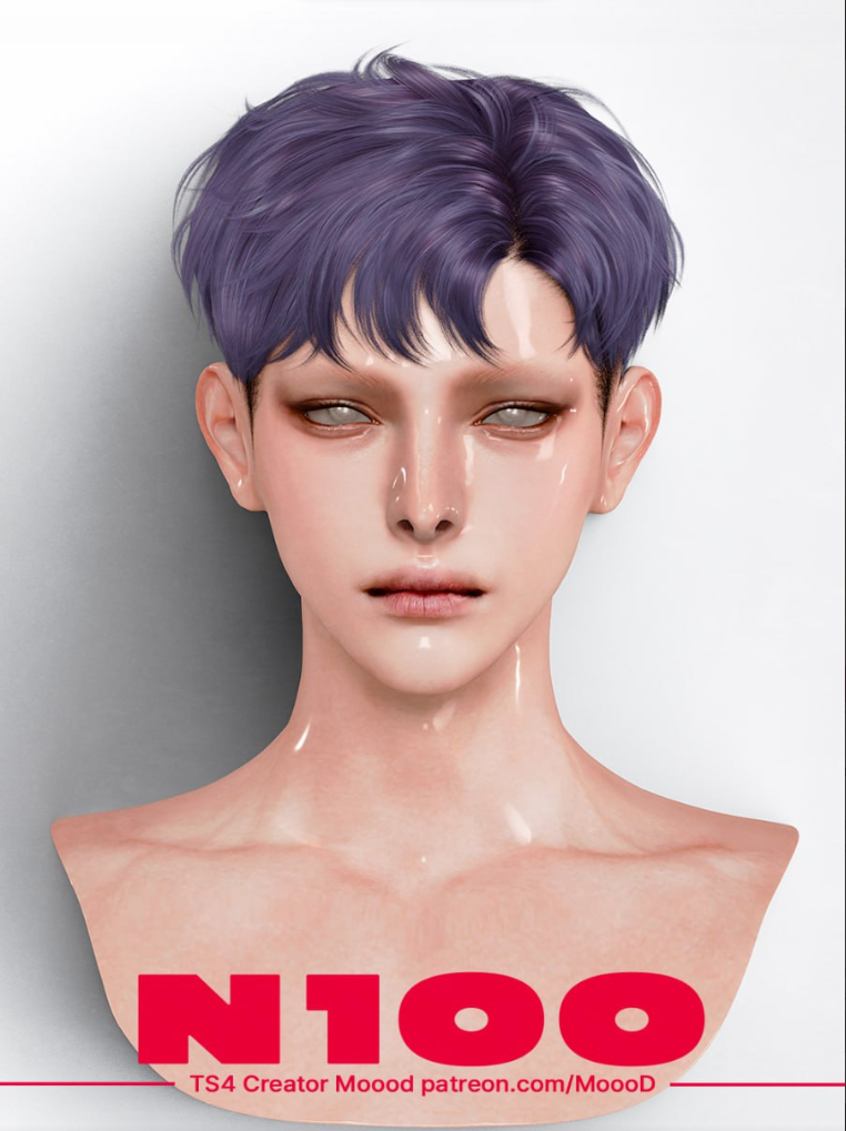 MoooD - Hair N100 для Симс 4. Скачать мод