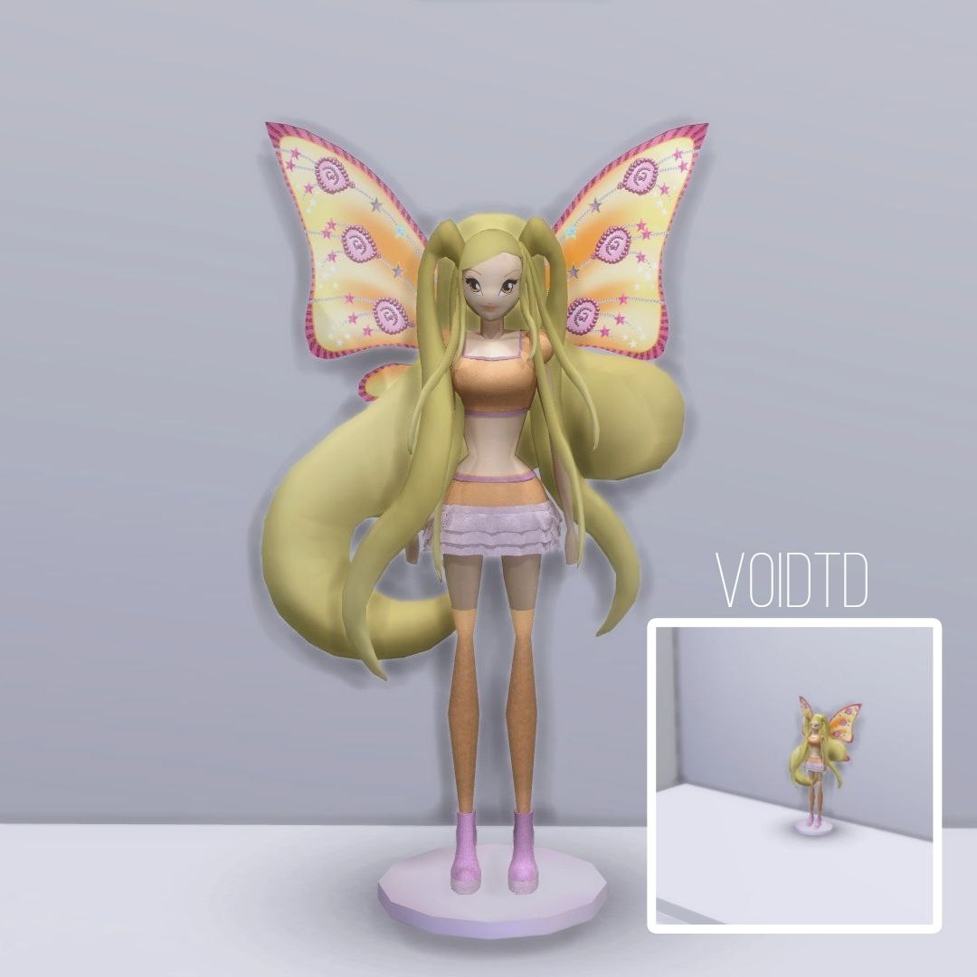 Настольная фигурка Winx VD-103 для Симс 4. Скачать мод