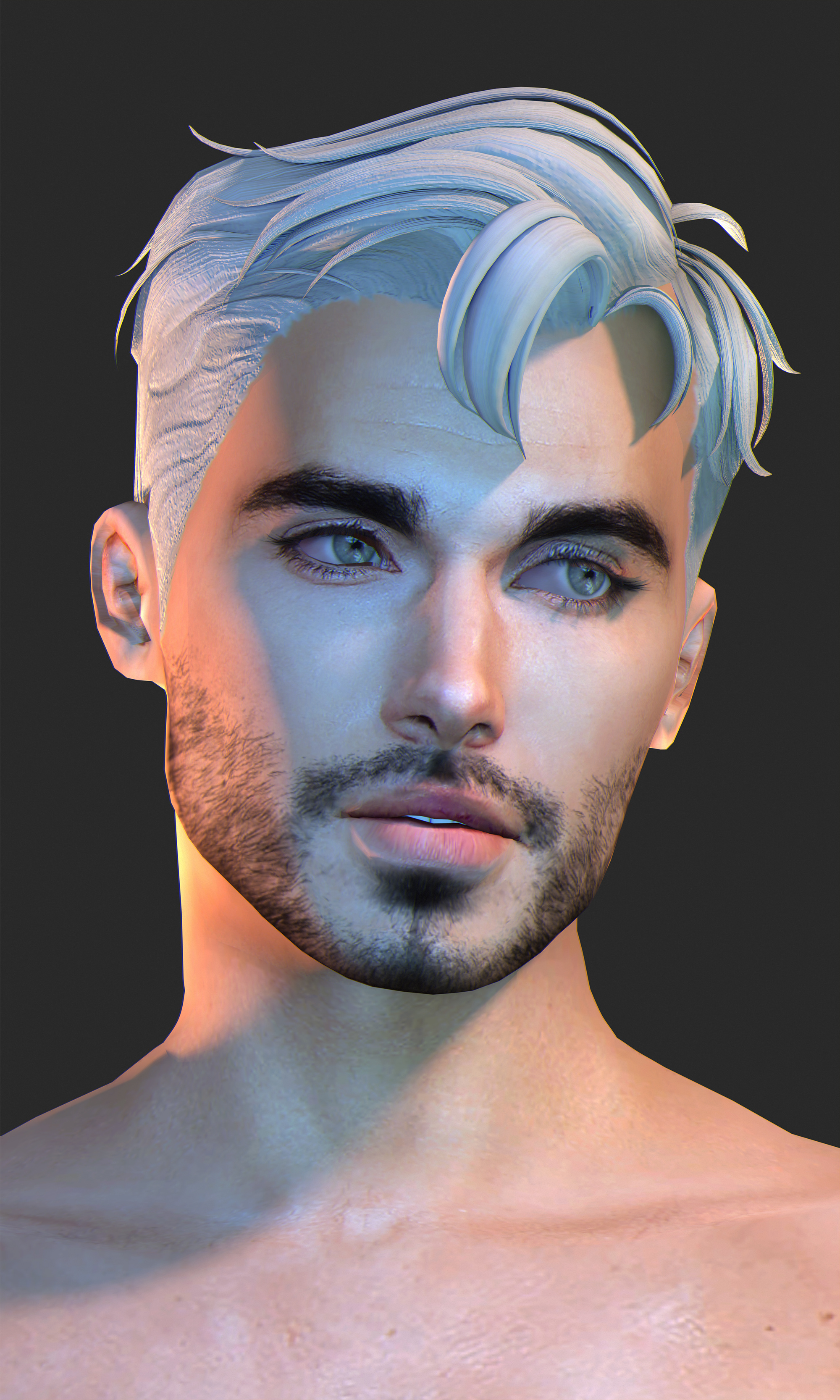 Robert (male hair) для Симс 4. Скачать мод