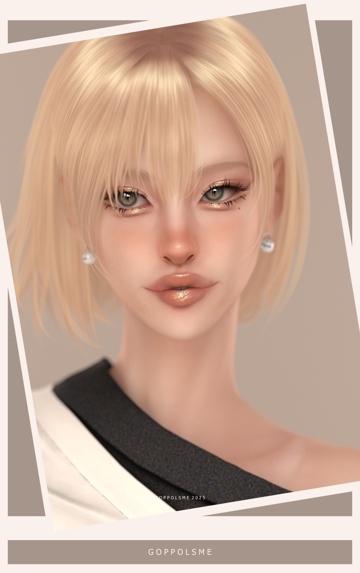 Румяна, тени, помада - MAKEUP SET CC113 для Симс 4. Скачать мод
