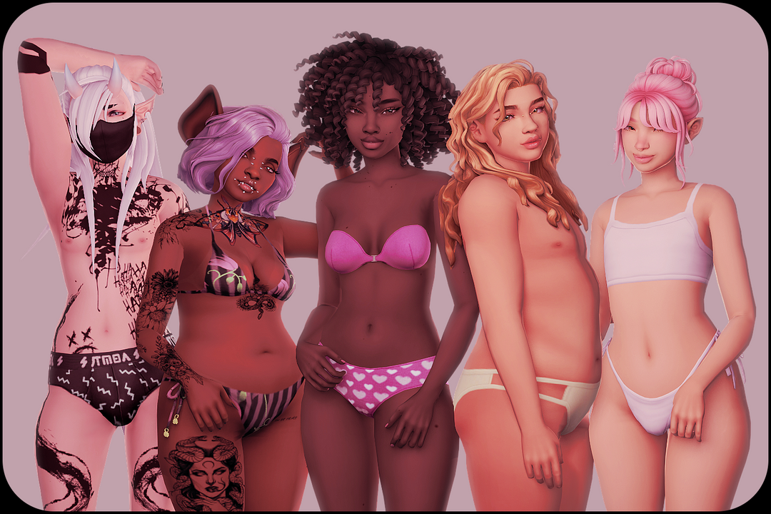 Sarumochi Body Presets для Симс 4. Скачать мод