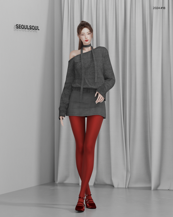 🍁SIMS4 CC // 2024 #18 by seoulsoul для Симс 4. Скачать мод