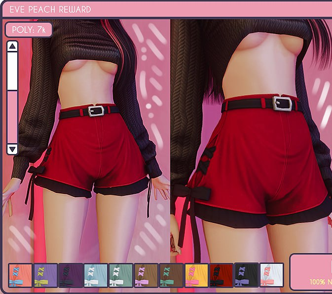 SMSims - Belted Shorts для Симс 4. Скачать мод