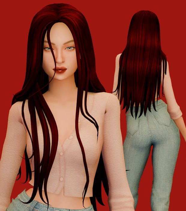 SNOOTYSIMS | SIMS 4 CC Danny Hair для Симс 4. Скачать мод