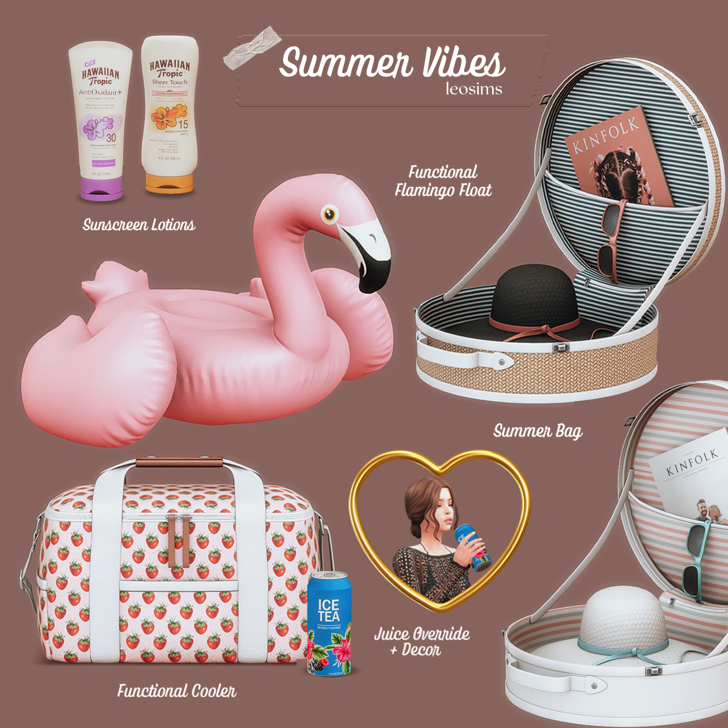 🏖️Summer Vibes🏖️ для Симс 4. Скачать мод