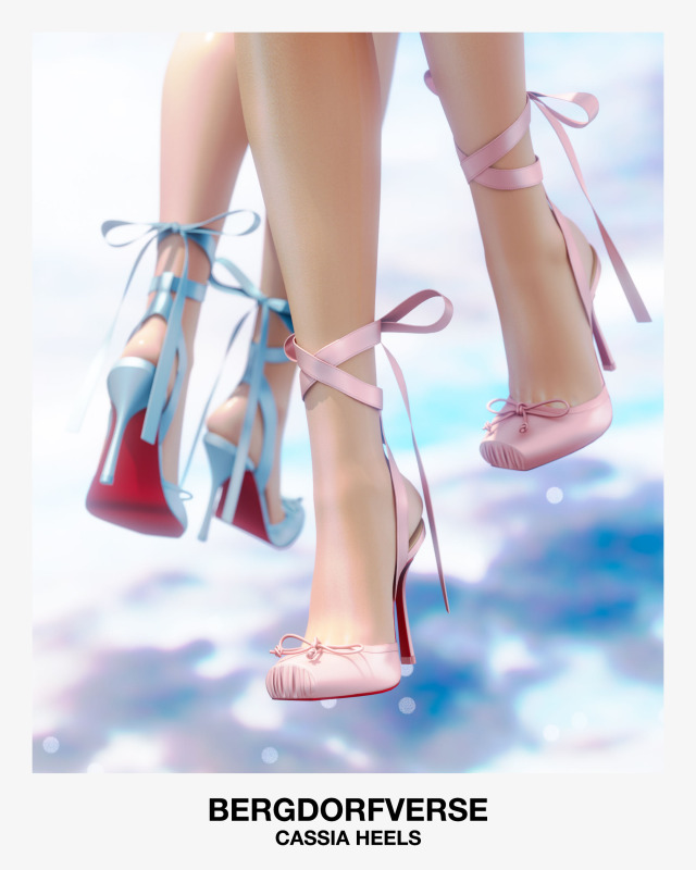 Туфли - Cassia Heels Elevated для Симс 4. Скачать мод