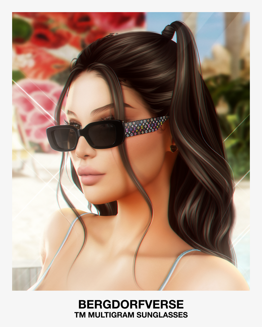 Женские очки - Multigram Sunglasses для Симс 4. Скачать мод