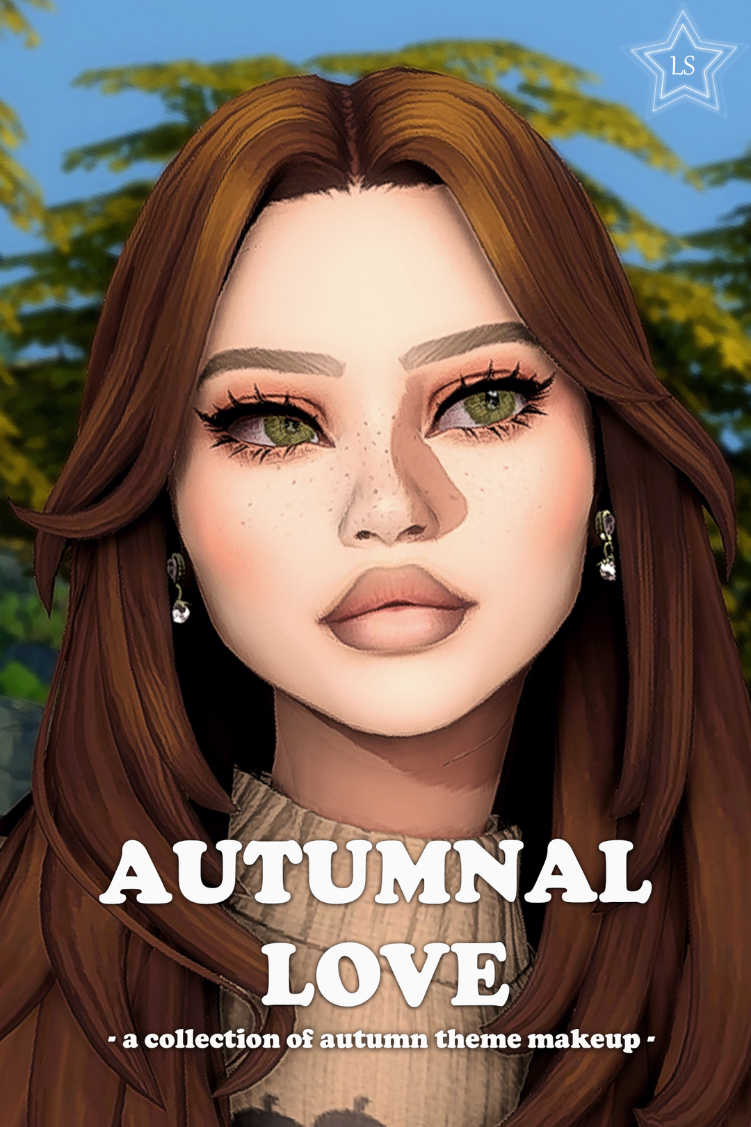 autumnal love - a collection of autumn theme makeup для Симс 4. Скачать мод