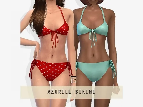Azurill Bikini для Симс 4. Скачать мод