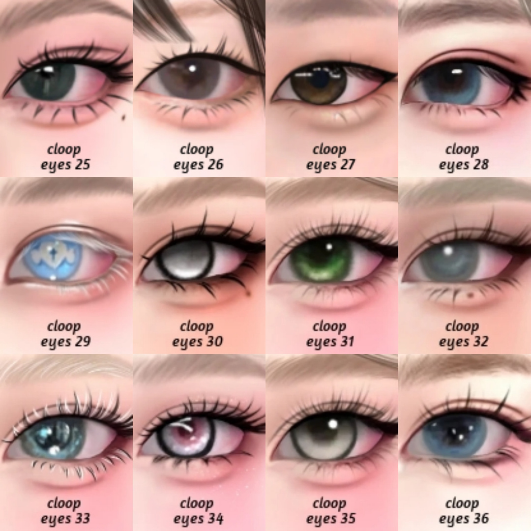 【cloop】eyes25-36 для Симс 4. Скачать мод