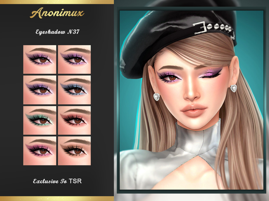 Eyeshadow N37 для Симс 4. Скачать мод