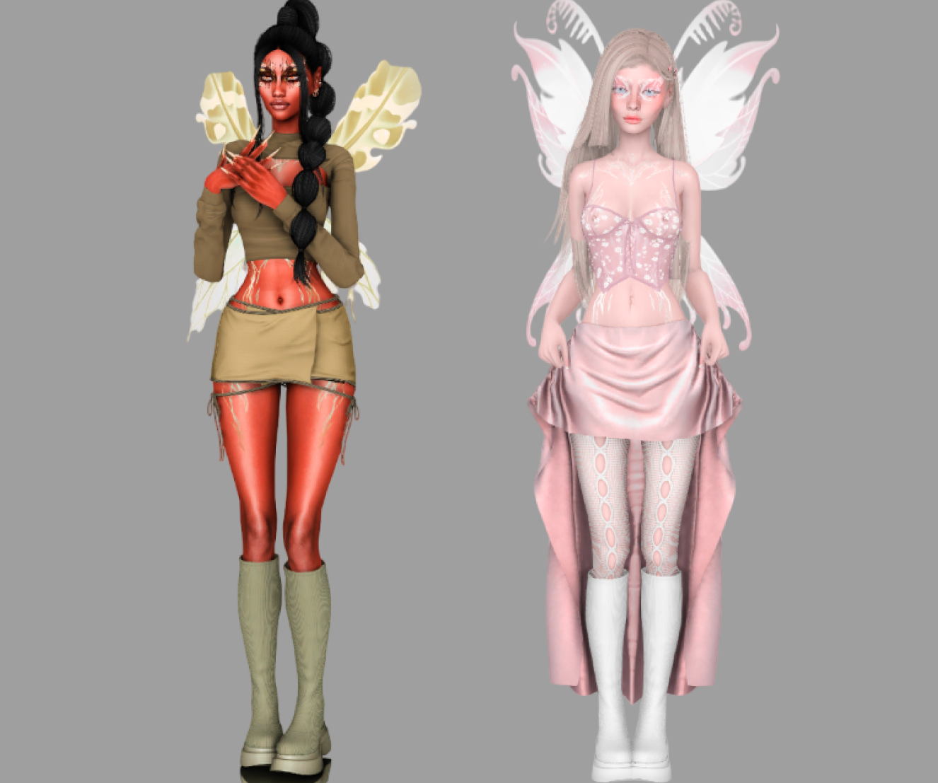 Fairy Sisters для Симс 4. Скачать мод