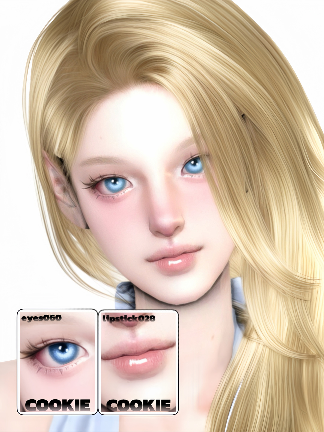 Gold, blue and pink tones для Симс 4. Скачать мод